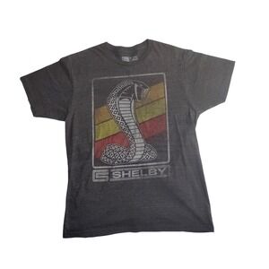 Shelby Cobra Snake Graphic TShirt Mens Medium Charcoal Gray Fifth Sun Muscle Car